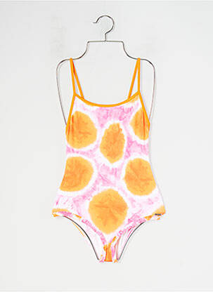 Maillot de bain 1 pièce imprimé fantaisie orange BANANA MOON fille