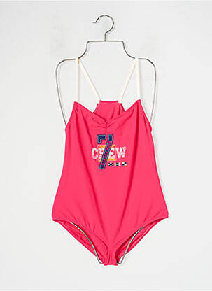 Maillot de bain 1 pièce sérigraphie rose BANANA MOON fille