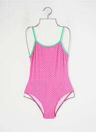 Maillot de bain 1 pièce stretch rose BANANA MOON fille