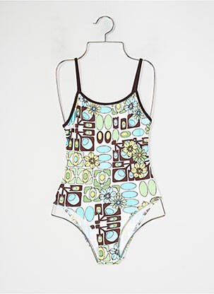 Maillot de bain 1 pièce imprimé fantaisie vert BANANA MOON fille