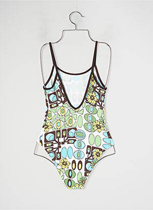 Maillot de bain 1 pièce imprimé fantaisie vert BANANA MOON fille