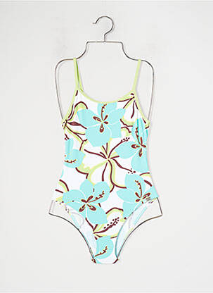 Maillot de bain 1 pièce stretch bleu BANANA MOON fille