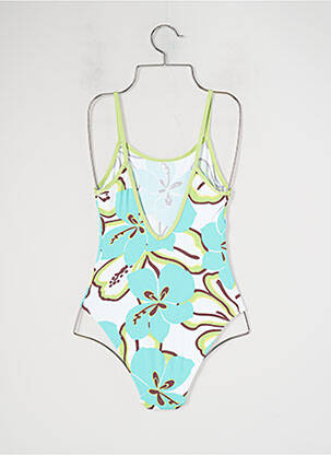 Maillot de bain 1 pièce stretch bleu BANANA MOON fille