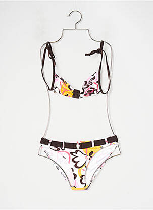 Maillot de bain 2 pièces stretch marron BANANA MOON fille