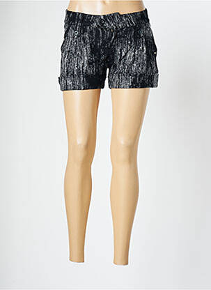 Short fermeture zippée sous rabat boutonné taille normale gris BANANA MOON femme