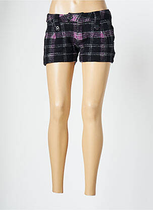 Short fermeture zippée sous rabat boutonné taille normale violet BANANA MOON femme