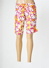 Bas de maillot de bain imprimé fleurs short orange BANANA MOON femme