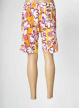 Bas de maillot de bain imprimé fleurs short orange BANANA MOON femme