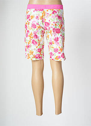 Bas de maillot de bain imprimé fleurs short rose BANANA MOON femme
