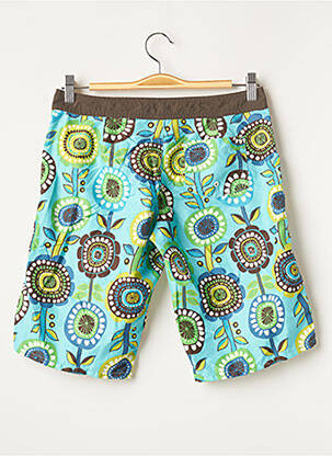 Bas de maillot de bain imprimé fleurs short bleu BANANA MOON femme
