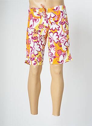 Bermuda tissage popeline taille normale orange BANANA MOON femme