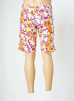 Bermuda tissage popeline taille normale orange BANANA MOON femme
