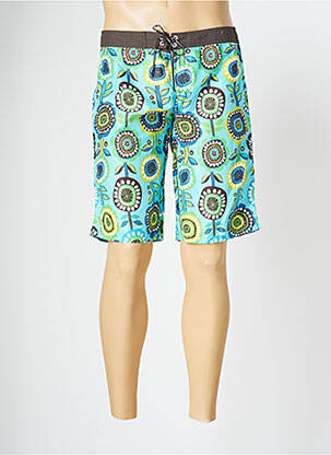 Bermuda tissage popeline taille normale bleu BANANA MOON femme