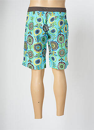 Bermuda tissage popeline taille normale bleu BANANA MOON femme