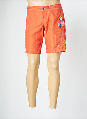 Bermuda coupe droite taille normale orange BANANA MOON femme