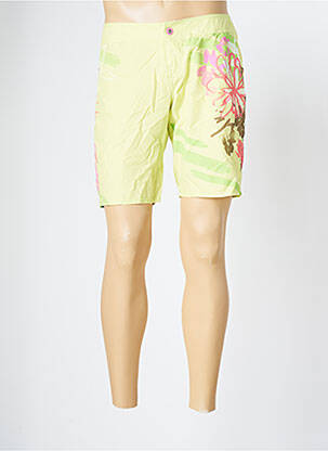 Bermuda coupe droite taille normale vert BANANA MOON femme