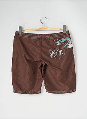 Bermuda tissage popeline taille normale marron BANANA MOON femme