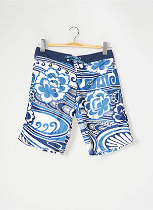Bermuda tissage popeline taille normale bleu BANANA MOON femme