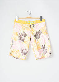 Bermuda tissage popeline taille normale orange BANANA MOON femme