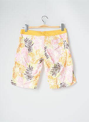 Bermuda tissage popeline taille normale orange BANANA MOON femme