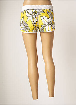 Bas de maillot de bain imprimé fleurs short jaune BANANA MOON femme