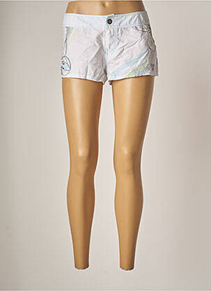 Bas de maillot de bain imprimé fleurs short blanc BANANA MOON femme