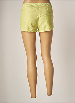 Bas de maillot de bain effet matière satinée short vert BANANA MOON femme