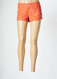 Short fermeture zippée sous rabat boutonné taille normale orange BANANA MOON femme