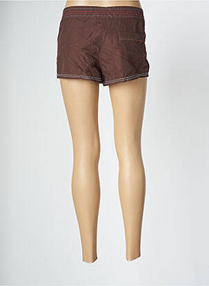 Short fermeture zippée sous rabat boutonné taille normale marron BANANA MOON femme