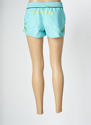 Short fermeture zippée sous rabat boutonné taille normale bleu BANANA MOON femme