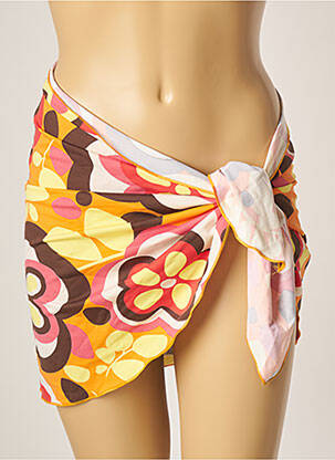 Paréo imprimé fleurs orange BANANA MOON femme