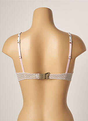 Soutien-gorge sans armature haut triangles rose BANANA MOON femme