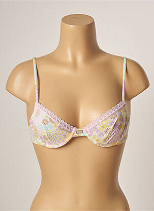 Soutien-gorge haut soutien-gorge balconnet haut soutien-gorge balconnet jaune BANANA MOON femme