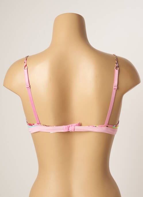 Soutien-gorge sans armature haut triangles bleu BANANA MOON femme