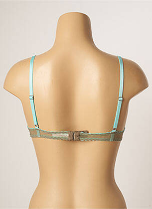 Soutien-gorge broderie haut soutien-gorge moulé vert BANANA MOON femme