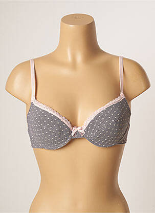 Soutien-gorge haut soutien-gorge moulé haut soutien-gorge moulé gris BANANA MOON femme