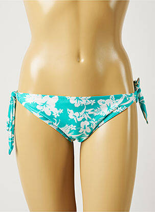 Bas de maillot de bain imprimé tie and dye bikini bleu BANANA MOON femme