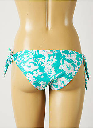 Bas de maillot de bain imprimé tie and dye bikini bleu BANANA MOON femme