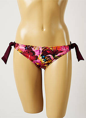 Bas de maillot de bain imprimé tie and dye bikini rose BANANA MOON femme