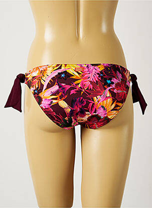 Bas de maillot de bain imprimé tie and dye bikini rose BANANA MOON femme