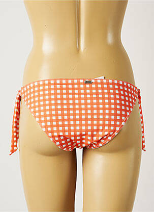 Bas de maillot de bain fermeture liens à nouer bikini orange BANANA MOON femme