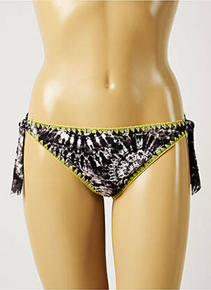 Bas de maillot de bain fermeture liens à nouer bikini noir BANANA MOON femme
