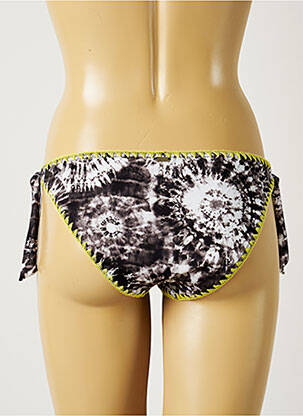 Bas de maillot de bain fermeture liens à nouer bikini noir BANANA MOON femme