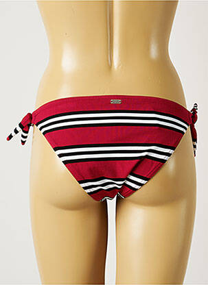 Bas de maillot de bain fermeture liens à nouer bikini rouge BANANA MOON femme