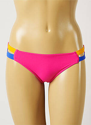 Bas de maillot de bain micro fibres culotte rose BANANA MOON femme