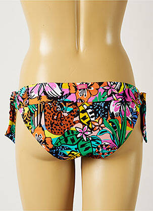 Bas de maillot de bain imprimé fleurs bikini bleu BANANA MOON femme
