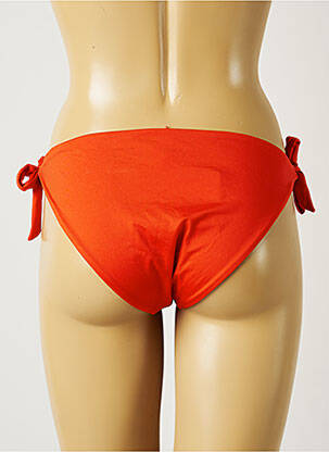 Bas de maillot de bain fermeture liens à nouer bikini orange BANANA MOON femme