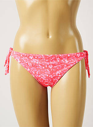Bas de maillot de bain imprimé fleurs bikini rose BANANA MOON femme