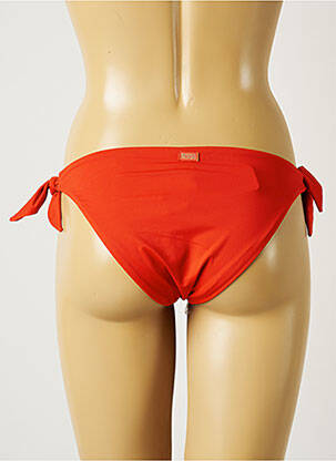 Bas de maillot de bain fermeture liens à nouer bikini orange BANANA MOON femme