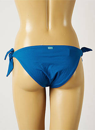 Bas de maillot de bain fermeture liens à nouer bikini bleu BANANA MOON femme
